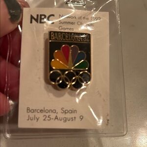 NBC Barcelona 1992 Olympic Pin